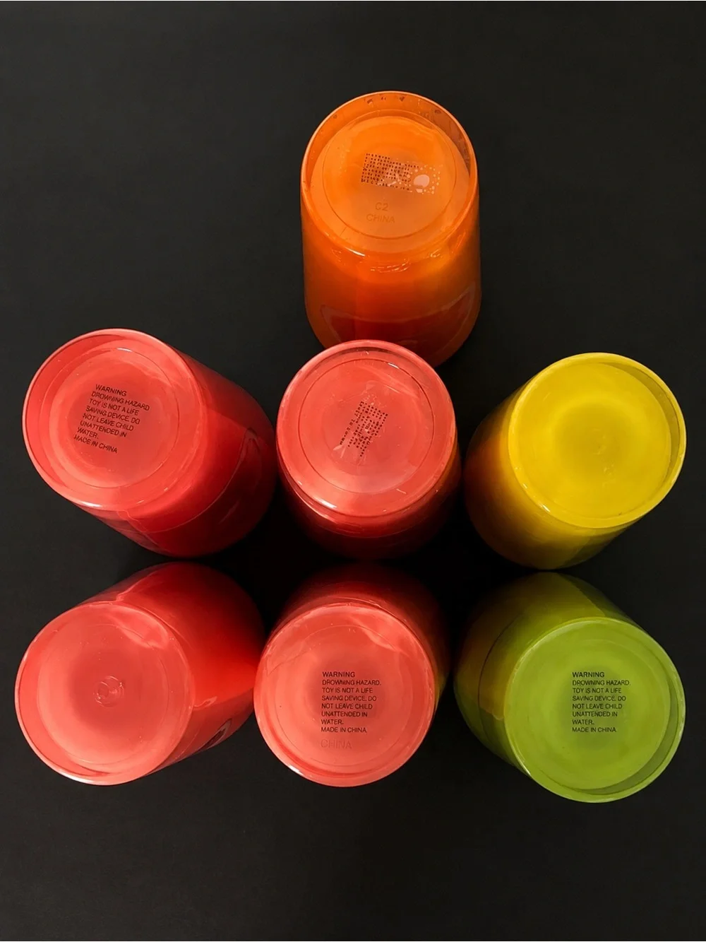 7‎ Citrus Themed Acrylic Beverage Cups 24 Ounce